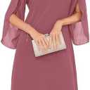 GRACE KARIN Womens Chiffon Dresses Flutter Sleeve Party Wedding Cocktail Dress, Size 12