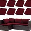 Outdoor Cushion Covers Set,8PCS Patio Furniture Couch Seat Slipcovers, Replacement for Sofa Sectional Chair(CoverOnly)