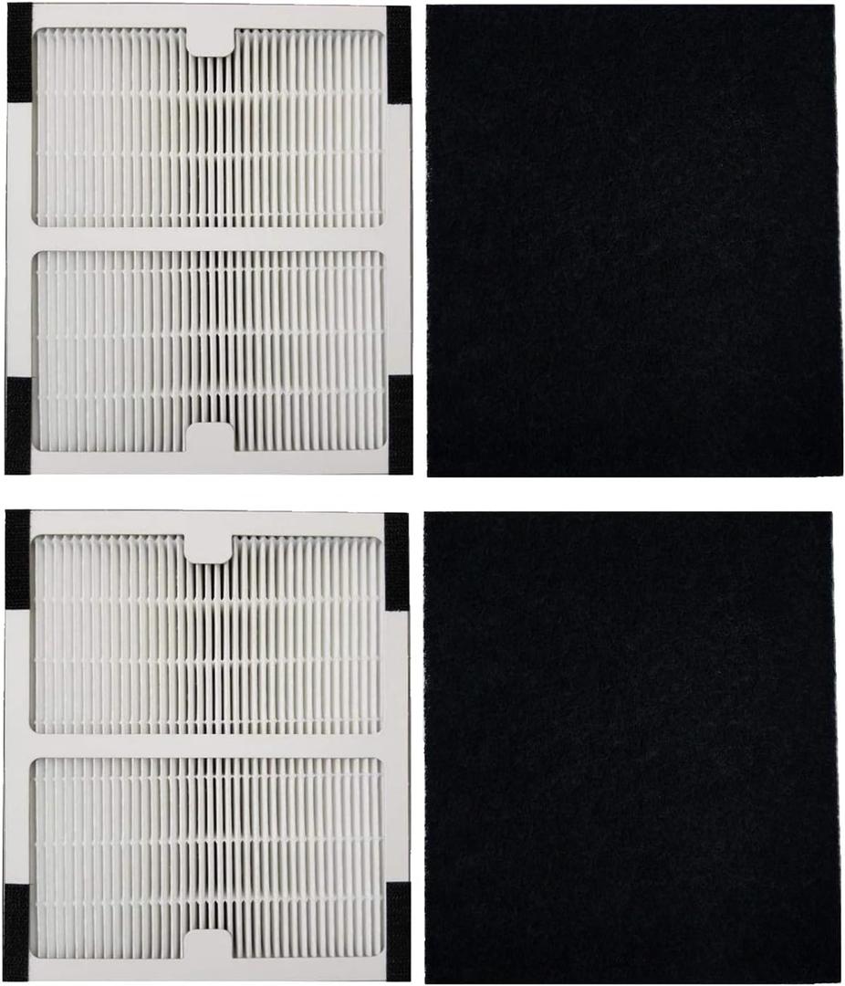 Idylis Air Purifier Filter A - 2 Pack HEPA & Carbon Filter Set for Idylis IAP-10-100, IAP-10-150, AC-2119, Model IAF-H-100A