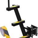 Boat Trailer Steps with Handle, Heavy Duty 3-Step Ladder for Trailer Tongue, with Non-Slip Step Pads, 500 lbs Load Capacity, Universal Fit for Most Bass Boats and Deep V Boats