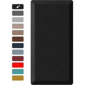 Ophanie Grey Kitchen Mat 17x24, Anti Fatigue Standing Mat 3/4 Inch Thick, Non Slip Waterproof Cushioned Ergonomic Rug for Office Sink