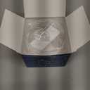 40 OZ Tumbler Lid Fit for Stanley Cup, 2 Pack Clear Replacement Lids, Spill Proof Tumbler Covers for Stanley Cup Accessories(Clear-White)