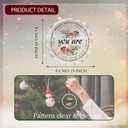 Christian Bible Verses Religious Crystal Ornaments,You are Crystal Ornament Keepsake Sign Plaque, Inspirational Christian Gifts for Women Teen Girls