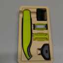 Philips Norelco for Face + Body, Electric Beard Trimmer, Shaver and Groomer, 5in1 Adjustable Comb, 1x Body Kit, Model QP2834/70, Black/Lime Green