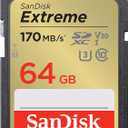 SANDISK 64GB Extreme SDXC UHS-I Memory Card - C10, U3, V30, 4K, UHD, SD Card - SDSDXV2-064G-GNCIN