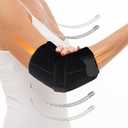 Elbow Splint Tendonitis Elbow Brace, Cubital Tunnel Syndrome Brace with 4 Removable Metal Spring Splints for Sleeping, Elbow Immobilizer for Ulnar Nerve Entrapment Golfers Elbow (S/M)