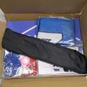 44 Pcs Open House Signs for Real Estate Agent Supplies, Double Sided Open House Flag Kit for Outside, 7.6 x 5.4 Ft Blue Banner Flag Poles Set with Directional Arrows Yard Sign Stakes Balloons