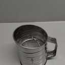 Mrs. Andersons Baking Hand Crank Flour Icing Sugar Sifter, Stainless Steel, 5-Cup