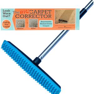 The Big Carpet Corrector- Carpet Rake to Rejuvenate Your Matted Carpet. Perfect for Hallways, Stairs, Steps, and Other High Traffic Areas.