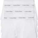 Calvin Klein Men's Cotton Classics 5-Pack Boxer Brief (Medium, 5 White Bodies W / White Wb)