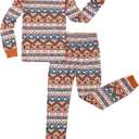 PATPAT Toddler & Kids Pajama Sets with Bamboo Viscose, Snug Fit Pjs for Girls, All-Season Comfort Sleepwear, Ages 2-12 Years