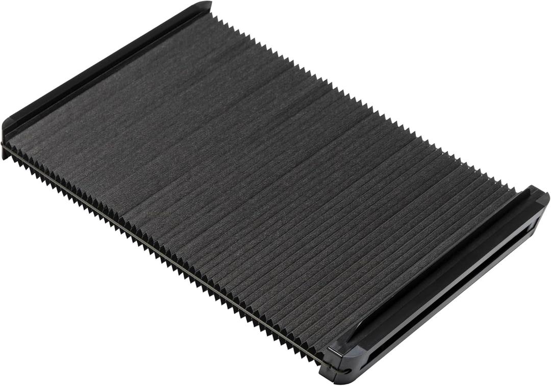 Lippert Thin Shade EcoCell Snap-On RV Window Shade for Prepped Entry Doors with Sun-Blocking Protection, Easy Sliding Operation, Quick Installation - 2025009147