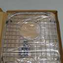 Serene Valley Sink Protector and Kitchen Sink Bottom Grid NDG1518, 304 Premium Stainless Steel, dim 12" x 14 1/8"