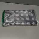 Grandipity Black Gingham Checkered Plastic Table Cloth Disposable (6 Pk) 54in x 108in Plastic Tablecloths for Rectangle Tables - Premium Party Table Cloths Disposable for 6ft to 8ft Rectangle Tables