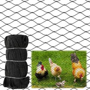 50 x 50 ft Aviary Bird Netting Chicken Netting Commercial Grade Heavy Duty Knotted 2 inch Mesh for Chicken Coops Poultry Blueberries Fruit Trees Net Aviary Gamefowl Garden