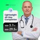 Lightweight Stethoscope, Dual-Frequency Diaphragm, Bell & Diaphragm & Pediatric Diaphragm, Noise-Reducing Silicone Ear Tips, Ideal for Doctors, Nurses, Students Use