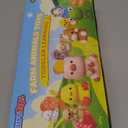 Learning Toys for 1 2 3+ Year Old Toddlers, 20pcs Farm Animals Barn Toys Finger Puppets for Kids,Montessori Counting Matching & Color Sorting Toy Set,Easter Christmas Birthday Gift for Baby Boys Girls