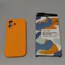 LOVE 3000 Designed for iPhone 17 Case, Premium Silicone [Compatible with Magsafe][Soft Anti-Scratch Microfiber Lining] Shockproof Protective Phone Case for Men Women 6.3", Bright Orange