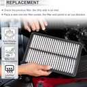 Car Engine Air Filter No.AR3Z9601B for Ford for Mustang Base,Boss 302,GT 3.7L V6-Gas,5.0L V8-Gas 2012,2013 Long Life Filter Air Cleaner Element 1 Pcs