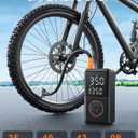 Tire Inflator Portable Air Compressor - 150PSI Electric Bike Pump, Auto Shut Off & Digital Pressure Gauge, Cordless Air Pump for Car Tires, Motorcycles, Balls with LED Light