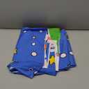 Fabric 8x6ft Cartoon Christmas Night Photography Backdrop Winter Snowy Red House PineTree Background Kid Xmas Party Decorations Photo Shooting Banner