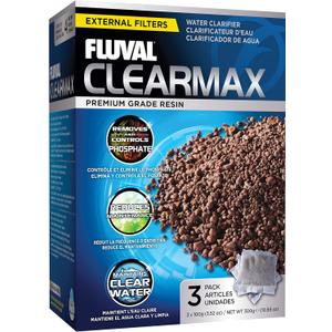 Fluval ClearMax Phosphate Remover, Chemical Filter Media for Aquariums, 100-gram Nylon Bags, 3-Pack, A1348, All Breed Sizes (3.52 oz)