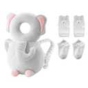 Grnstf Baby Toddler Head Protector, Baby Head Protection Backpack, Adjustable（Elephant）