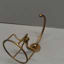 Hand Towel Holder with Vintage Candle Holder for Wall, Towel Hook for Bathroom Wall, Rustic Towel Ring with Elegent Candle Holder, Sturdy Wall Mounted Hanger for Bathroom (Antique)