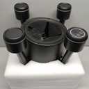 F10 Robotic Surface Skimmer, Pool Cleaner with Powerful Suction, Dual Motor, 5L Filter, Dual Cleaning Modes, Smart App Control, One-Tap Docking, LED, AI Navigation, for Pools up to 538 Sq.Ft. (Black)