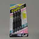 Pilot G2 Mini Gel Pen, Retractable, Fine 0.7 Mm, Black Ink, Black Barrel, 4/pack