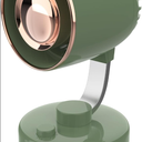 Mr.Young Quiet Portable Desk Fan - 4-Speed Adjustable 150 Oscillating USB-C Rechargeable Small Mini Fan with 10+ Hours Battery Life Perfect Table Fan for Home/Office/Dorm (Green)