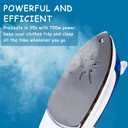Travel Irons Portable Steam Irons for Clothes Handheld Steamer Mini Iron Non-Stick Sole Plate Dry Ironing and Steam Ironing Fast Heated up Detachable Water Tank