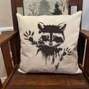 Animal Wood Burning Stencils for Painting 12 Deer Bear Cow Stencil Wildlife Stencils for Crafts T-Shirt Fabric Wood DIY Decor