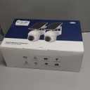 ARCCTV Solar Security Cameras Wireless Outdoor, 4MP 360 View Battery Powered Outdoor Camera, Night Vision with Spotlight, 2-Way Audio, PIR Motion Sensor, 2.4G/5G Dual Band WiFi (2 Pack)