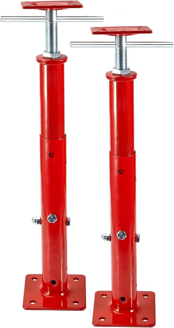 2 Pack House Floor Jacks, 21"-43" Height Range, 11023 LBS Max Load