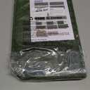 COSY HOMEER 27X18 Inch Anti Fatigue Kitchen Rug Mats are Made of 100% Polypropylene Half Round Rug Cushion Specialized in Anti Slippery and Machine Washable (Green 1pcs)