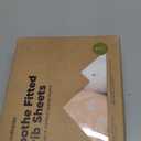 KeaBabies 2-Pack Organic Crib Sheets for Boys, Girls - 52x28 Fitted Crib Mattress Sheet Neutral, Breathable Jersey Cotton Cover for Baby Bed, Toddler Mattress, Soft & Cute Prints (Butterflies)