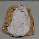 UMINEUX Round Fitted Vinyl Tablecloth with Elastic Edged & Flannel Backing, Waterproof Wipeable Round Table Cover for Indoor Outdoor Patio Use - Fits Tables up to 40" - 44" Diameter(Wood)