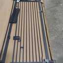 Lumizone Extra Tall Pet Gate 61.02" High Pressure Mounted 38.39"-42.51" Extra Wide (9 Sizes) 1.37" Gap for Cat Dog Children Stairs Doorway Hallway No Drilling Auto-Close (38.39"-42.51", Black)