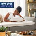 TEMPUR-Adapt 3" Memory Foam Mattress Topper, Twin, White