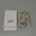 Dark Gold Curtain Holdbacks, Solid Steel Drapery Tiebacks, Wall Mounted Window Drape Hooks, Set of 2