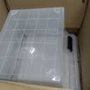 IRIS USA File Box WeatherPro Organizer Plastic for Letter/Legal, Water Resistant Document, Durable Lid, Seal w/Secure Latching Buckles, Stackable, Nestable, Clear 32 Qt. 1 Pack