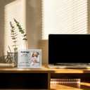 Dad Picture Frame Gifts from Daughter, Father's Day Birthday Christmas Gifts from Sons Daughters Kids Tabletop Desk Decor Home Office,Farmhouse Wooden 4x6 Picture Frame