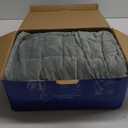 Alomidds Weighted Blanket (60"x80",20lbs Queen Size - Grey), Weighted Blankets for Adults, Breathable Soft and Comfort Minky, Heavy Blanket Microfiber Material with Glass Beads