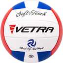 VETRA Premium, Soft Touch Volleyball, Official Size 5, Super Soft Volleyball Training Equipment for Professional & Recreational Use Practice, Sports & Outdoor, Women & Men