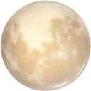 Flush Mount Fixture Ceiling Light 15" 3D Moon Surface 5CCT Adjustable 30W LED for Bedroom, Nursery
