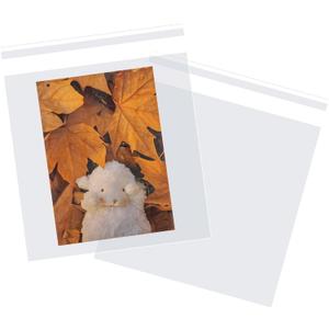 joybest 1000 Pcs - 5 x 5 Inch Clear Resealable Cellophane Bags Self Sealing Cello Plastic Poly Bag