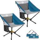 ADSMART Portable Camping Chair Lightweight Folding Chair for Camping - Outdoor Chair Supports 300 Lbs - Camp Chair Outdoor Adventures
