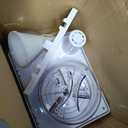 Nostalgia Snow Cone Shaved Ice Machine - Retro Table-Top Slushie Machine Makes 20 Icy Treats - Includes 2 Reusable Plastic Cups & Ice Scoop - White