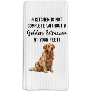 Golden Retriever Gifts Kitchen Towels for Dog Lover, Dog Gifts Decorative Towels for Bar Kitchen Bathroom